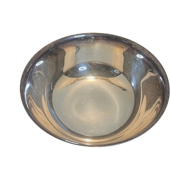 Reed & Barton Silver Plated Footed Paul Revere Style Bowl #104 - Picture 2 of 4